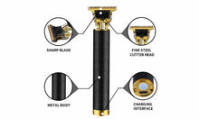 Load image into Gallery viewer, Electric Pro Hair Clippers Cordless Rechargeable Grooming T-Blade