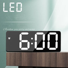 Load image into Gallery viewer, Mirror Alarm Clock LED Digital Clock