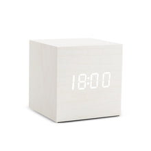 Load image into Gallery viewer, Alarm Clock LED Wooden Watch Table Voice Control