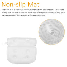 Load image into Gallery viewer, Breathable 3D Mesh Spa Bath Pillow