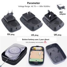 Load image into Gallery viewer, Wireless Doorbell Waterproof Remote