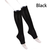 Load image into Gallery viewer, 2 Pair Open Toe Thin Anti-Fatigue Stretchy Sox High Socks
