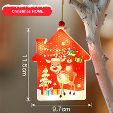Load image into Gallery viewer, 6 Pack Warm White Light Christmas Tree Pendants Tree Pendants