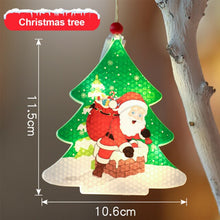 Load image into Gallery viewer, 6 Pack Warm White Light Christmas Tree Pendants Tree Pendants