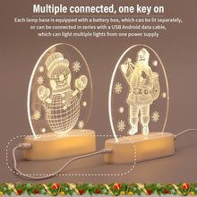 Load image into Gallery viewer, Christmas Night light LED Christmas Decoration Light Home Decor