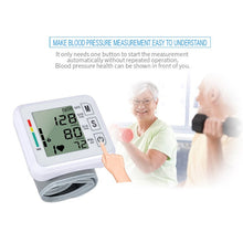 Load image into Gallery viewer, LCD Digital Wrist Blood Pressure Monitor