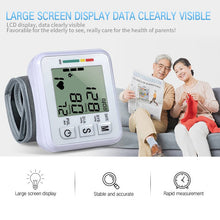 Load image into Gallery viewer, LCD Digital Wrist Blood Pressure Monitor