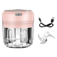 Load image into Gallery viewer, Electric Food Crusher Mini Garlic Press Garlic Crusher Vegetable Chopper
