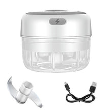 Load image into Gallery viewer, Electric Food Crusher Mini Garlic Press Garlic Crusher Vegetable Chopper
