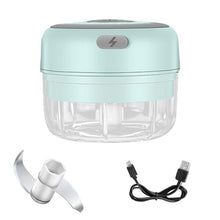 Load image into Gallery viewer, Electric Food Crusher Mini Garlic Press Garlic Crusher Vegetable Chopper
