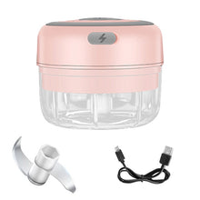 Load image into Gallery viewer, Electric Food Crusher Mini Garlic Press Garlic Crusher Vegetable Chopper