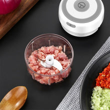 Load image into Gallery viewer, Electric Food Crusher Mini Garlic Press Garlic Crusher Vegetable Chopper