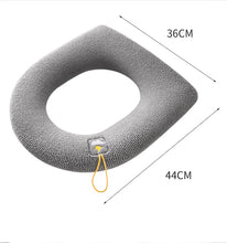 Load image into Gallery viewer, Toilet Seat Home Winter Thickened Fleece Pad