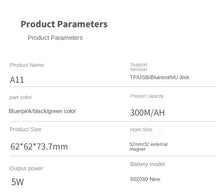 Load image into Gallery viewer, Portable Multi- Color Wireless Subwoofer