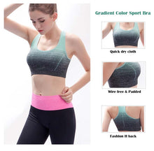 Load image into Gallery viewer, Gradient High Stretch Sports Bra for Women