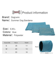 Load image into Gallery viewer, Instant Ice Cooling Dog Bandana Scarf