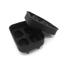 Load image into Gallery viewer, 3D Skull Flexible Silicone Ice Cube Mold Tray Makes
