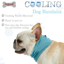 Load image into Gallery viewer, Instant Ice Cooling Dog Bandana Scarf