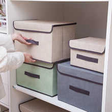 Load image into Gallery viewer, 2Pcs Fabric Storage Bins & Storage Box