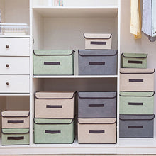 Load image into Gallery viewer, 2Pcs Fabric Storage Bins & Storage Box