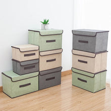 Load image into Gallery viewer, 2Pcs Fabric Storage Bins & Storage Box
