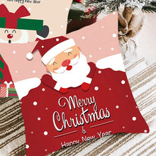 Load image into Gallery viewer, Santa Claus Elk Christmas Decoration Cushion Cover