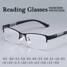 Load image into Gallery viewer, Men and Women Reading Glasses Business Office Simple Classic Square Anti-blue Glasses
