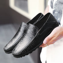Load image into Gallery viewer, Men's Fashion PU Leather Shoes Comfortable Lazy Shoes