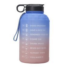 Load image into Gallery viewer, 2.2L Gallon Water Bottle with Straw and Time Marker