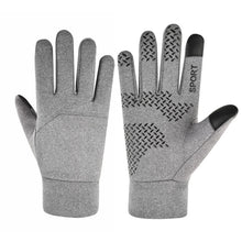 Load image into Gallery viewer, Outdoor fleece sports riding ski non-slip touch screen waterproof gloves
