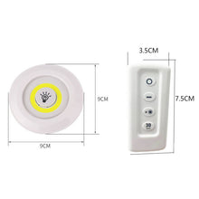 Load image into Gallery viewer, 1/3 Pack Dimmable LED Light with Remote Control LED Under Cabinet Lights for Closets Wardrobe