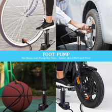 Load image into Gallery viewer, Portable bicycle motorcycle car family pedal air pump