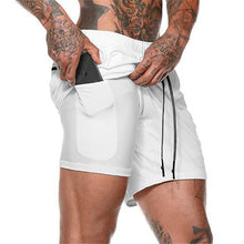 Load image into Gallery viewer, Men Sportswear Double-deck Running Shorts