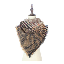 Load image into Gallery viewer, New women plaid scarf