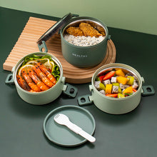 Load image into Gallery viewer, Multiple Layers Stainless Steel Thermal Lunch Box