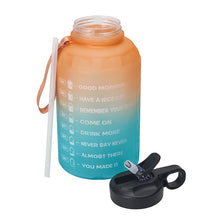Load image into Gallery viewer, 2.2L Gallon Water Bottle with Straw and Time Marker