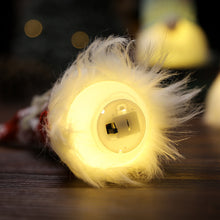 Load image into Gallery viewer, Christmas Forest old man with light pendant faceless doll