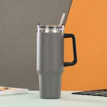 Load image into Gallery viewer, 40oz (1200ml) Tumbler with Straw ,Insulated Reusable Travel Smoothie Bottle
