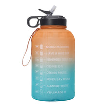 Load image into Gallery viewer, 2.2L Gallon Water Bottle with Straw and Time Marker