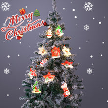 Load image into Gallery viewer, 6 Pack Warm White Light Christmas Tree Pendants Tree Pendants