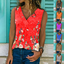 Load image into Gallery viewer, Female Floral Printed T Shirt Casual Streetwear