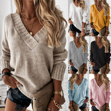 Load image into Gallery viewer, Women's Casual Tops Long Sleeve Sweaters