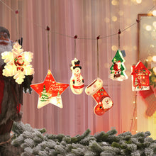 Load image into Gallery viewer, 6 Pack Warm White Light Christmas Tree Pendants Tree Pendants