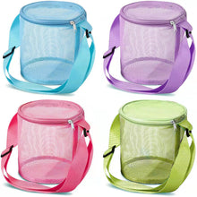 Load image into Gallery viewer, Mesh Shell Storage Bag Beach Toys Organizer Collection Bag