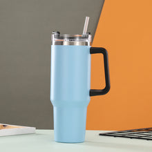 Load image into Gallery viewer, 40oz (1200ml) Tumbler with Straw ,Insulated Reusable Travel Smoothie Bottle