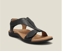 Load image into Gallery viewer, Flat arch massage Velcro word casual beach sandals