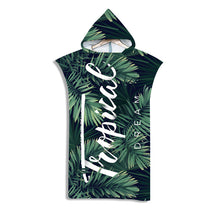 Load image into Gallery viewer, Hooded Bath Towel Microfiber Draped Cape Beach Quick Drying Bathrobe