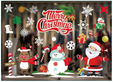 Load image into Gallery viewer, Christmas Window Stickers Merry Christmas Decorations