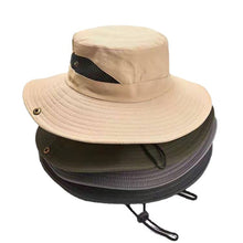 Load image into Gallery viewer, Fisherman Hat Fishing Sunscreen Breathable Outdoor Large Brim