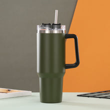 Load image into Gallery viewer, 40oz (1200ml) Tumbler with Straw ,Insulated Reusable Travel Smoothie Bottle